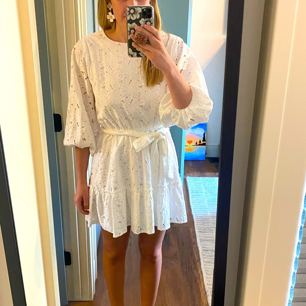 AURA White Dress - Small